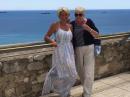 Andrea and mum : visiting the roman ruins at Tarragona